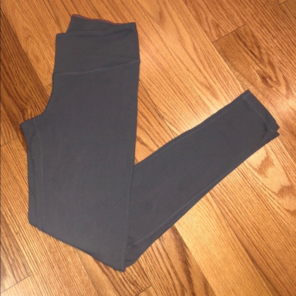 TNA Mid-Rise Grey Tights (Size XS)